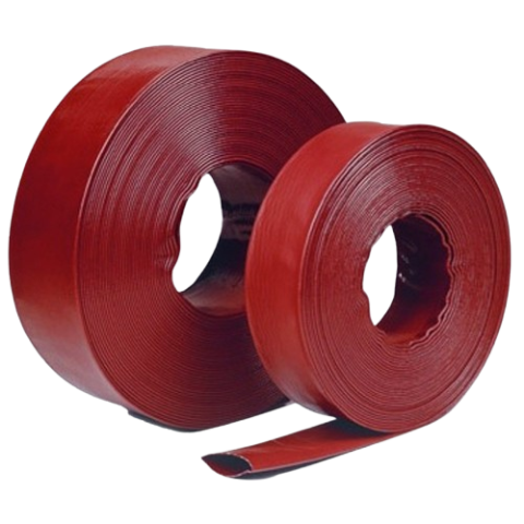 2 Inch x 100 Meter Flat Hose – Red Delivery Pipe