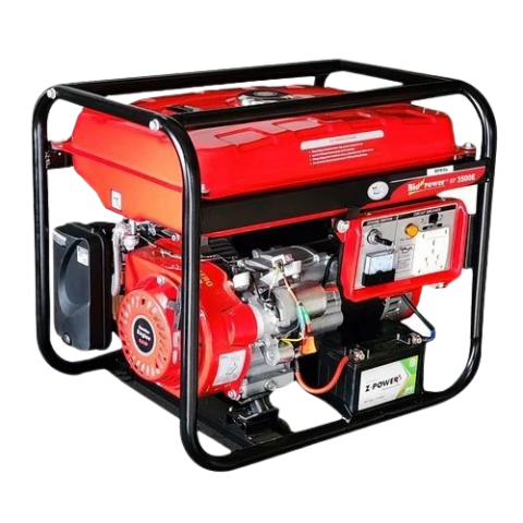 WG3800E Petrol Generator 3.2kW – Single Phase, Electric Start | Reliable Backup Power for Home & Business in Kenya