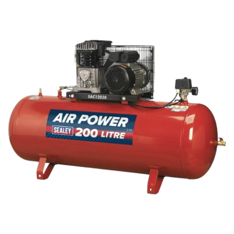 TPW200LB Electric Belt Compressor – 200L Tank, 5.5HP Motor | Heavy-Duty Industrial Air Compressor for Kenya